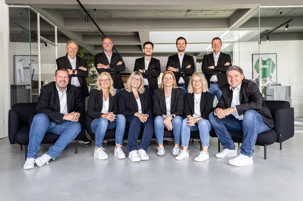 Gruppenfoto vom Team Neumann